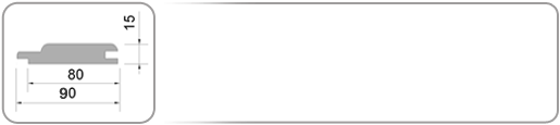 Weatherboards (STP-Profile) by 15x80(70)x71(61)